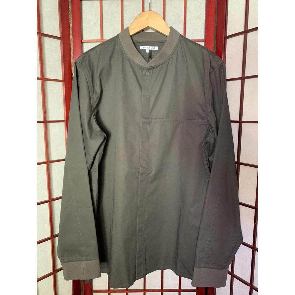 Helmut Lang Long Sleeve Bomber Shirt